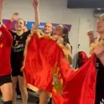 Veliki uspjeh - kako su "lavice" proslavile pobjedu nad Srbijom i...