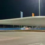 VIDEO: Prevoz lopatica vjetrenjača iz barske luke za VE "Gvozd"