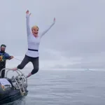 VIDEO Kolinda Grabar-Kitarović skočila u ledeno more na Antarktiku