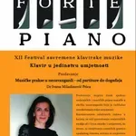 Festival „Forte piano“ otvara vrata savremenoj klavirskoj...
