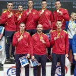 Zlatni crnogorski kata tim i ekipa u borbama