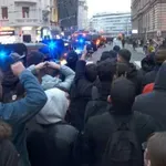 Incidenti ispred Rektorata i na Trgu Republike u Beogradu, manji...