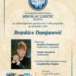 Autorsko veče Brankice Damjanović
