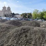 Umjesto auta parkiran strugani asfalt: Parking servis Tivat još...
