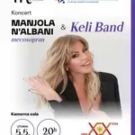 Koncert Manjole N'Albani večeras u Podgorici