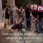 VIDEO Nova.rs: Policija u civilu obara građanina na zemlju i...
