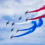 Ukrajinski piloti na vojnoj paradi povodom Dana pada Bastilje u...