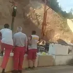 Građevinske mašine u Budvi rade uprkos sezoni