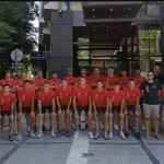 Mlada vaterpolo reprezentacija na Balkanskim igrama u Solunu