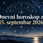 Dnevni horoskop za utorak, 15. septembar 2026.
