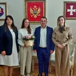 Mlada teniserka na prijemu kod gradonačelnika Cetinja: Petrin...