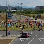 Kaj se je dogajalo na rondoju med Stožicami in Žalami v Ljubljani?