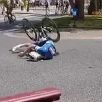 S tega posnetka je razvidno, kako silovit je bil udarec