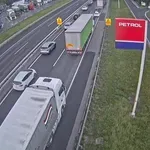 Nesreča na avtocesti, nastaja zastoj