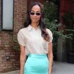 Dva modna rizika u jednom looku - Zoe Saldana je pokazala kako se kombinuju bez greške