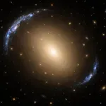Gravitacijska leča: Hubble vidi isto galaksijo dvakrat