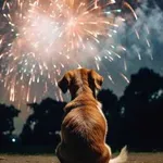 Kako pomiriti psa med ognjemetom in pokanjem?